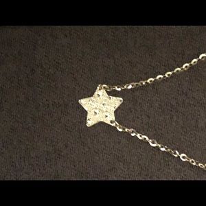 NEW Ross Simons 18kt Diamond Cut Star Necklace